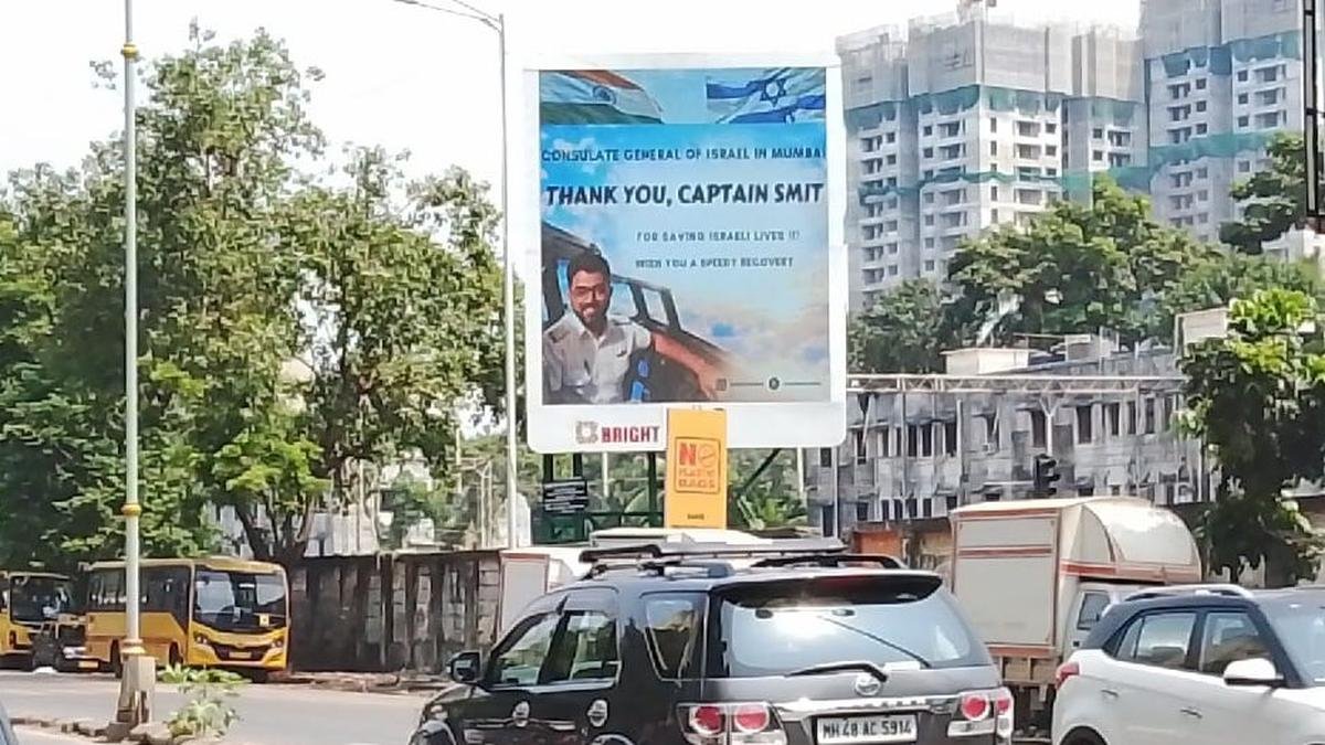 Israel honours Captain Smit Machchhar’s valour with billboards in Mumbai