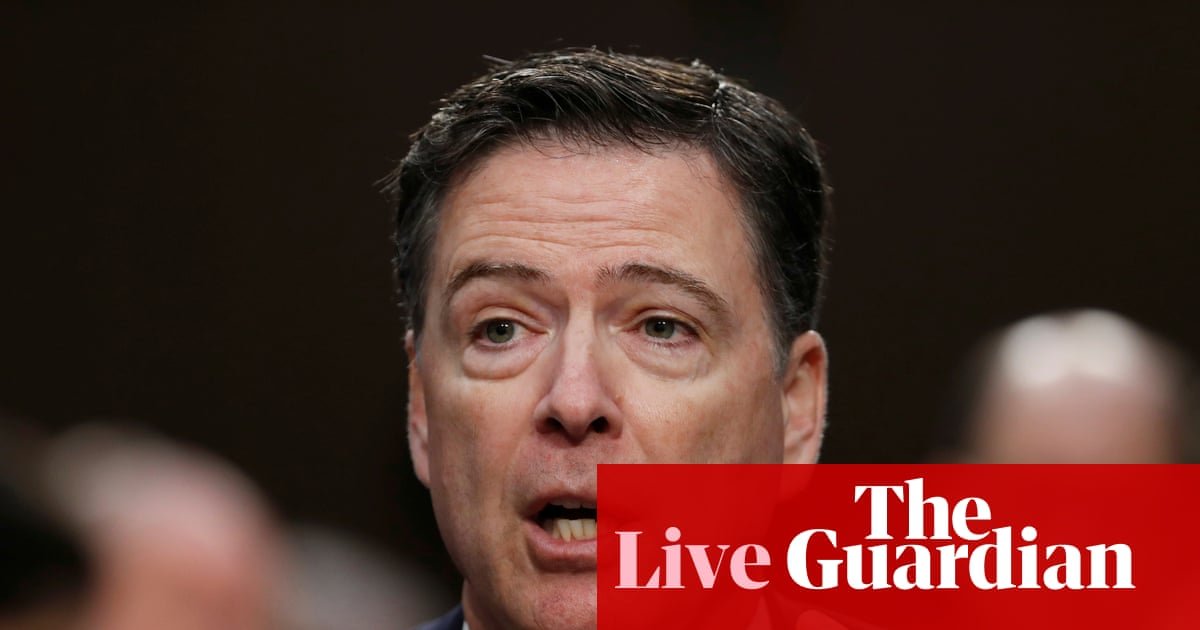 ‘I’m still innocent,’ says Comey as Trump calls him a ‘dirty cop’ – US politics live