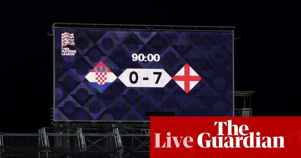 England on a high after historic Croatia rout; Republic of Ireland v Israel and WSL buildup – matchday live