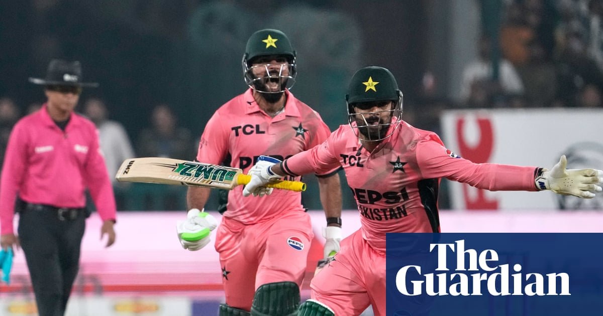 England stunned after Shadab Khan’s miraculous century delivers one-wicket win for Pakistan
