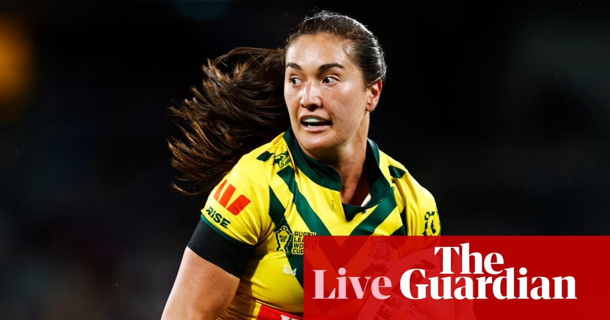 Australia v England: women’s Rugby League World Cup – live