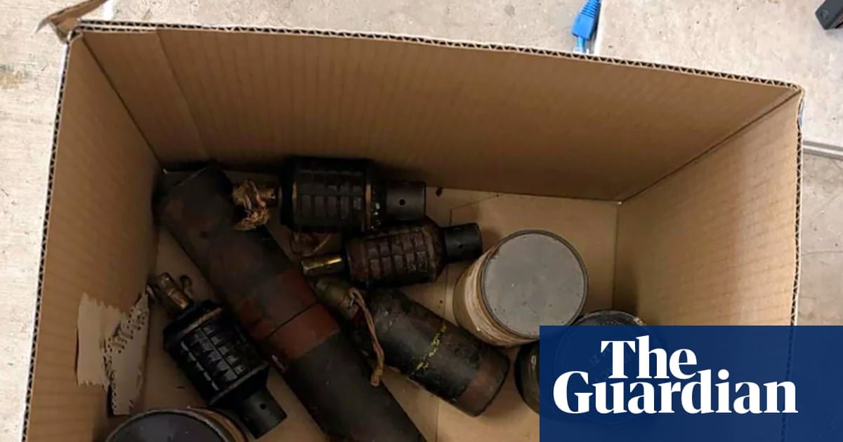 Texas resident discovers second world war-era grenades in box bought at estate sale