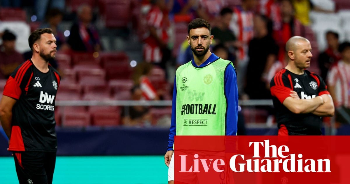 Atlético Madrid v Manchester United: Champions League – live