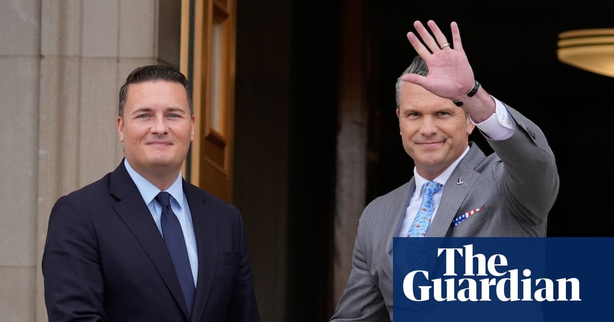 Wes Streeting urges US to back Ukraine on visit to Washington after Starlink row