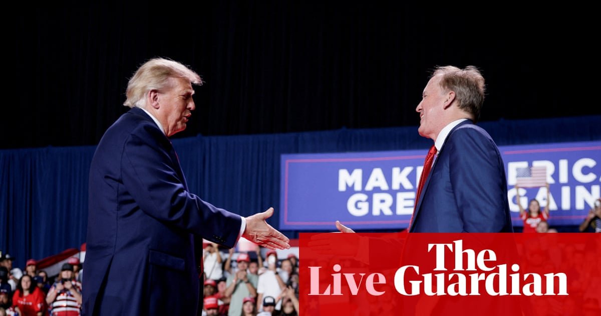 Trump attacks fellow Republicans for ‘hurting Texas’ during senate election race – US politics live
