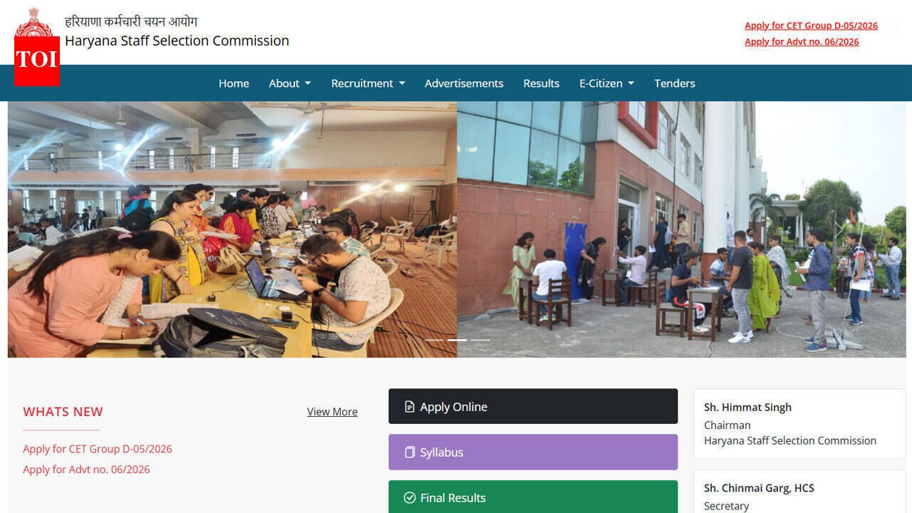 HSSC recruitment 2026: 8,000 vacancies expected, check eligibility and application details