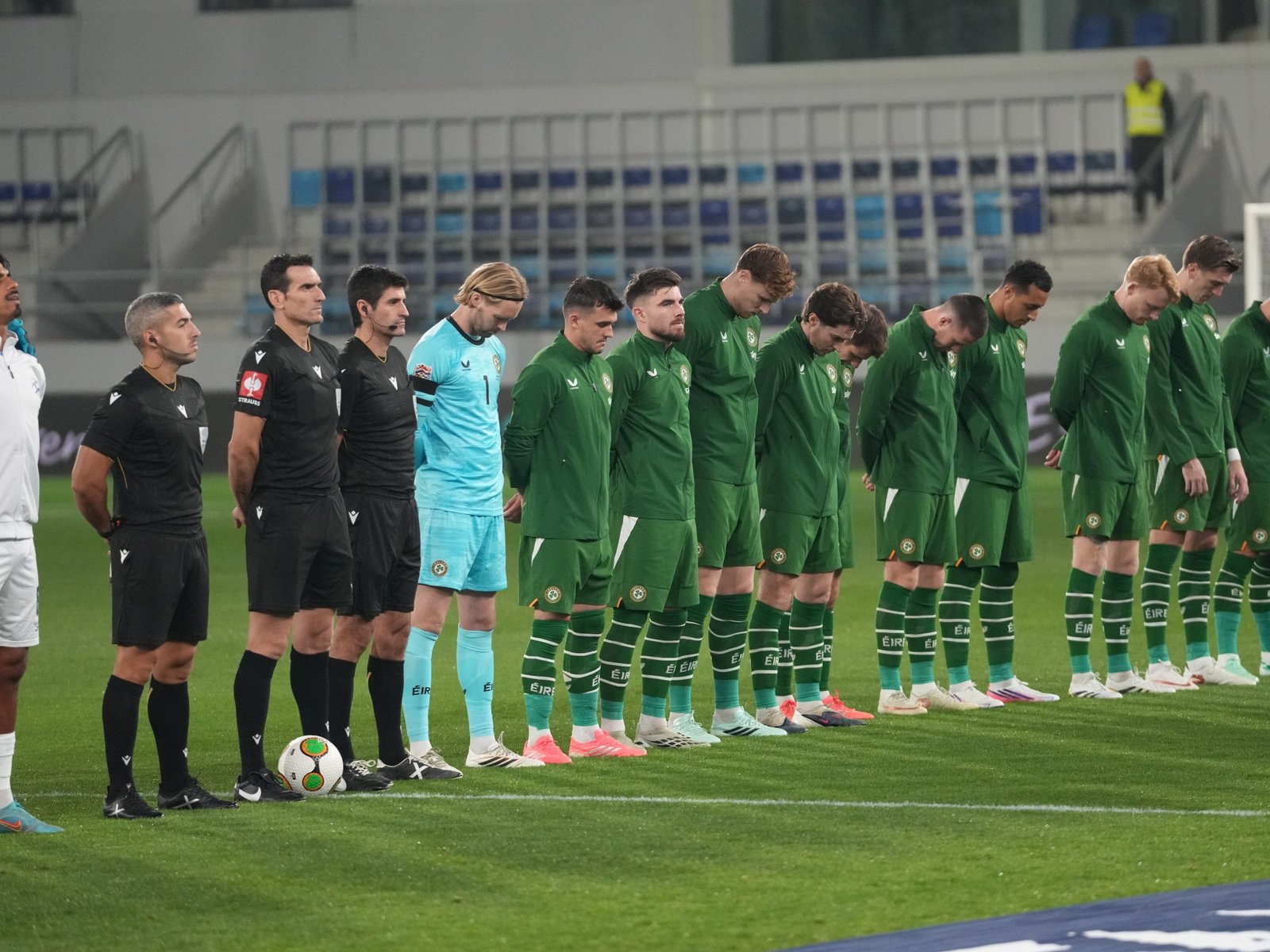 Ireland refuse handshake with Israel and don armbands in Nations League tie