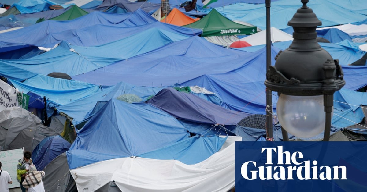 ‘Now is the moment’: housing activists at Madrid encampment pin wary hopes on Spain’s early election