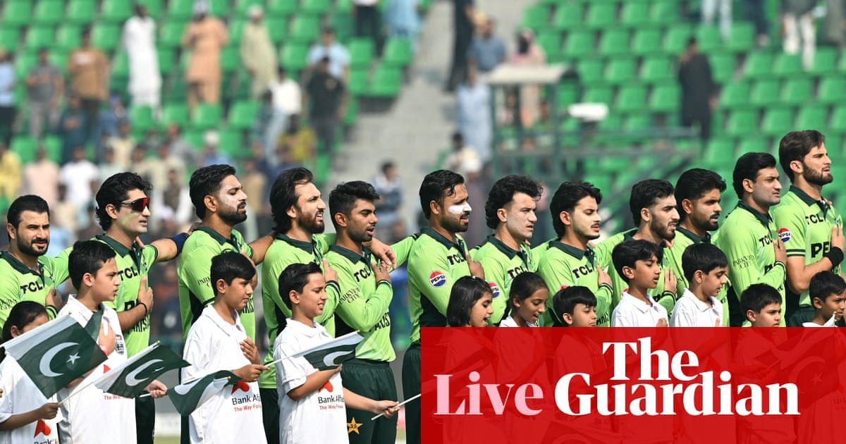 Pakistan v Sri Lanka: tri-series cricket one-day international final – live