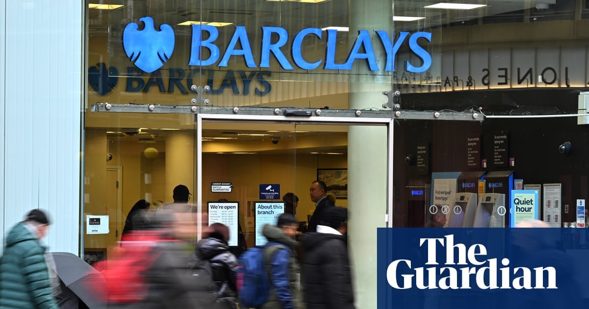 Barclays to cut 5,000 jobs as bank’s bosses hail AI productivity advances