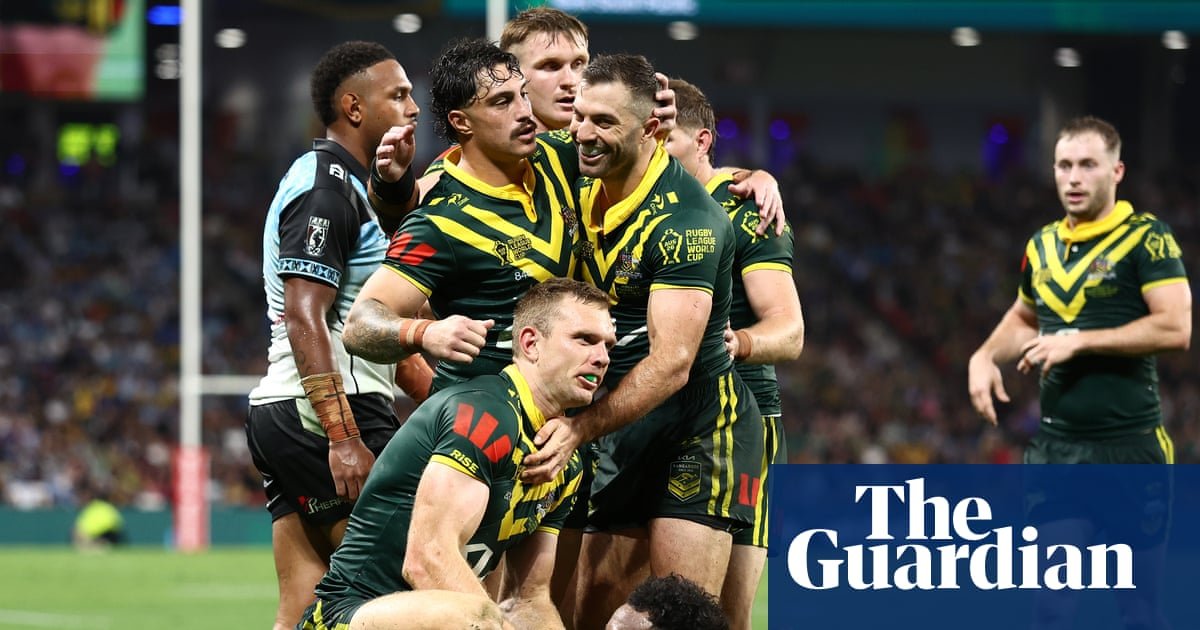 Australia survive almighty Fiji scare to stay unbeaten at Rugby League World Cup