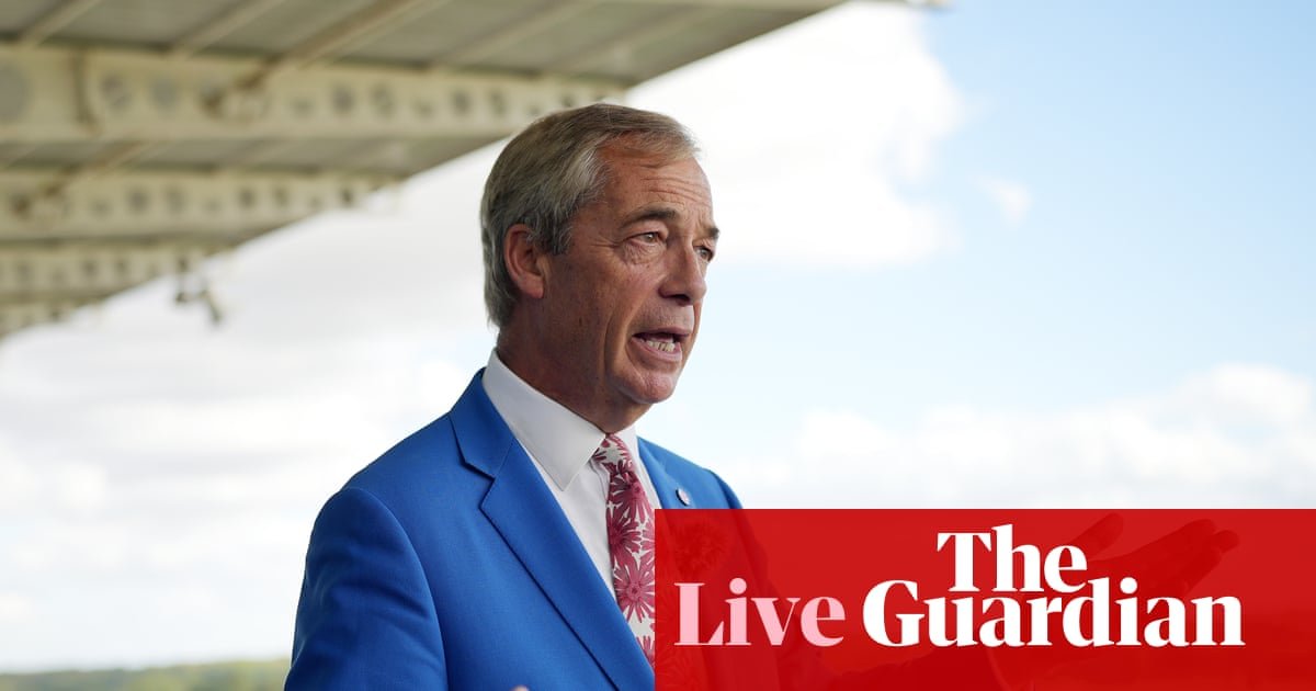 Farage hints Reform’s internal inquiry could clear two aides suspended after C4 investigation – UK politics live