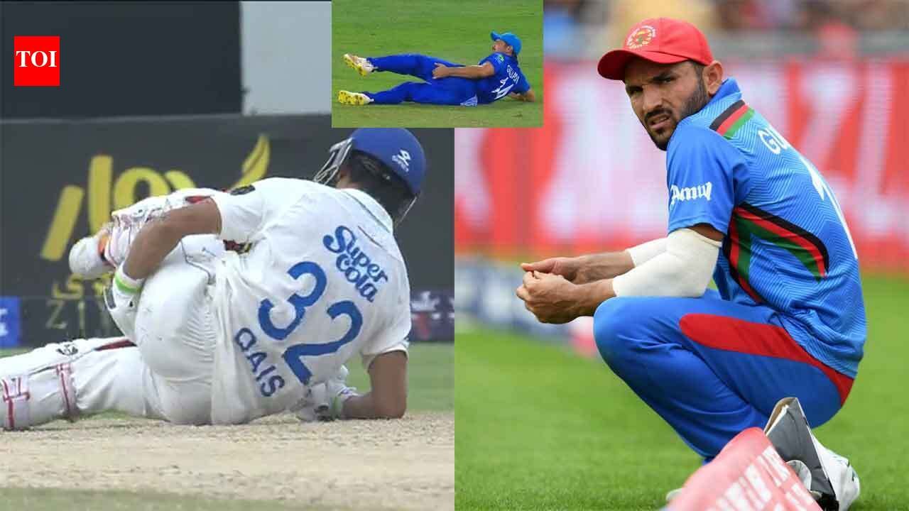 Drama! Qais Ahmed's injury moment brings back memories of Gulbadin Naib's incident