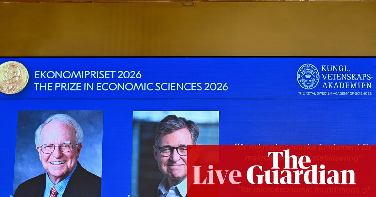 Nobel prize for economics awarded to two Americans, Hall and Woodford, for work on New Keynesian models – business live