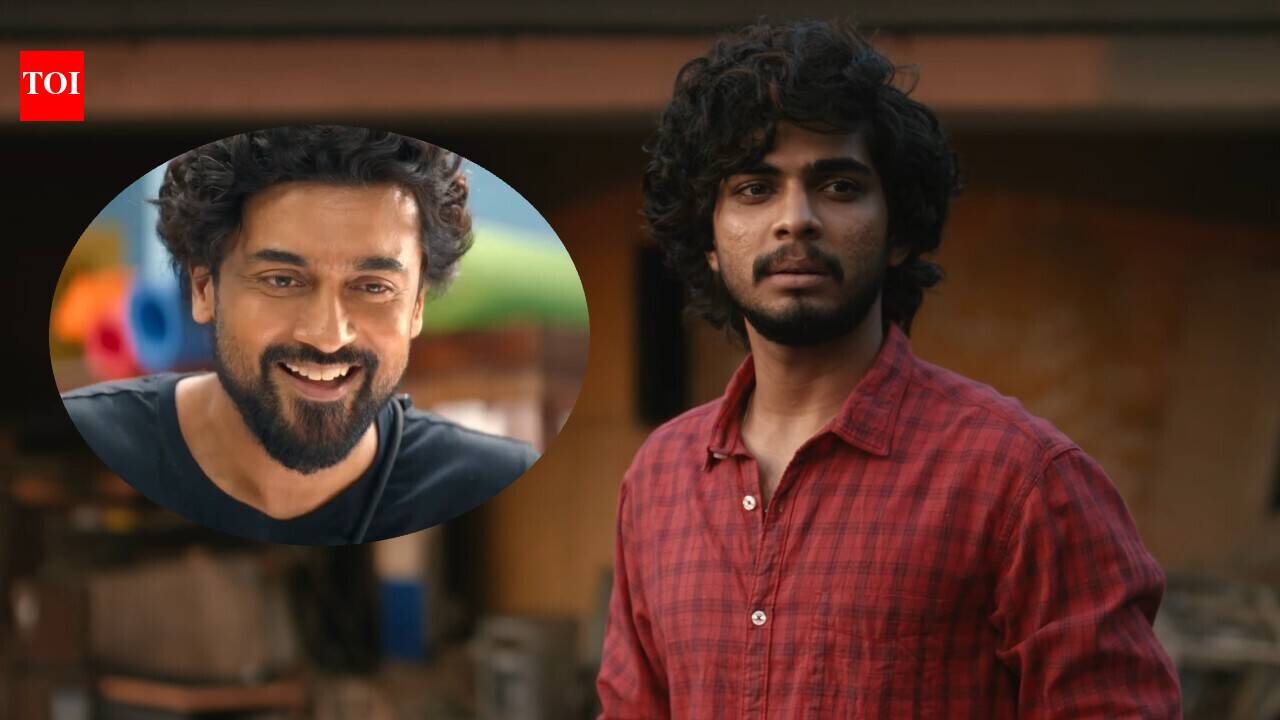 Suriya unveils Naslen’s first look as Eswaran from ‘Scene’