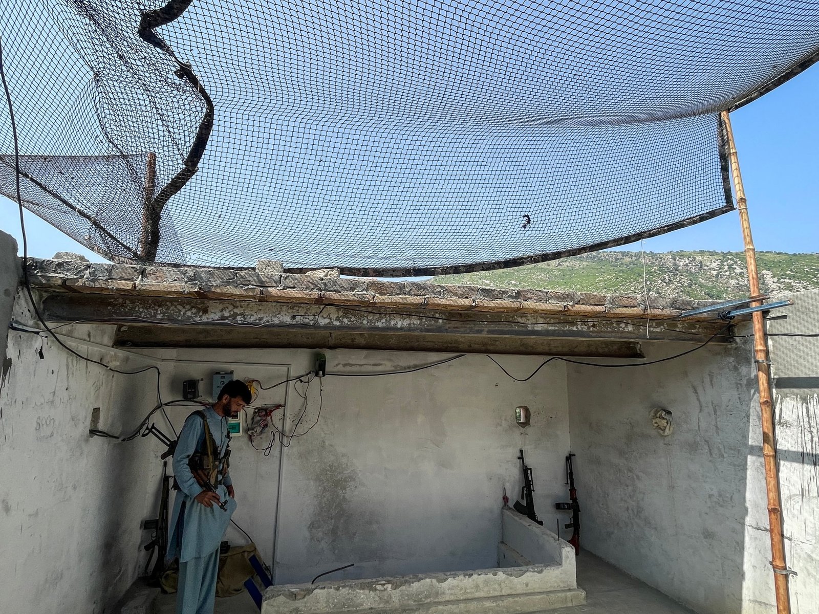 Pakistan installs fishing nets at security outposts to block drone attacks