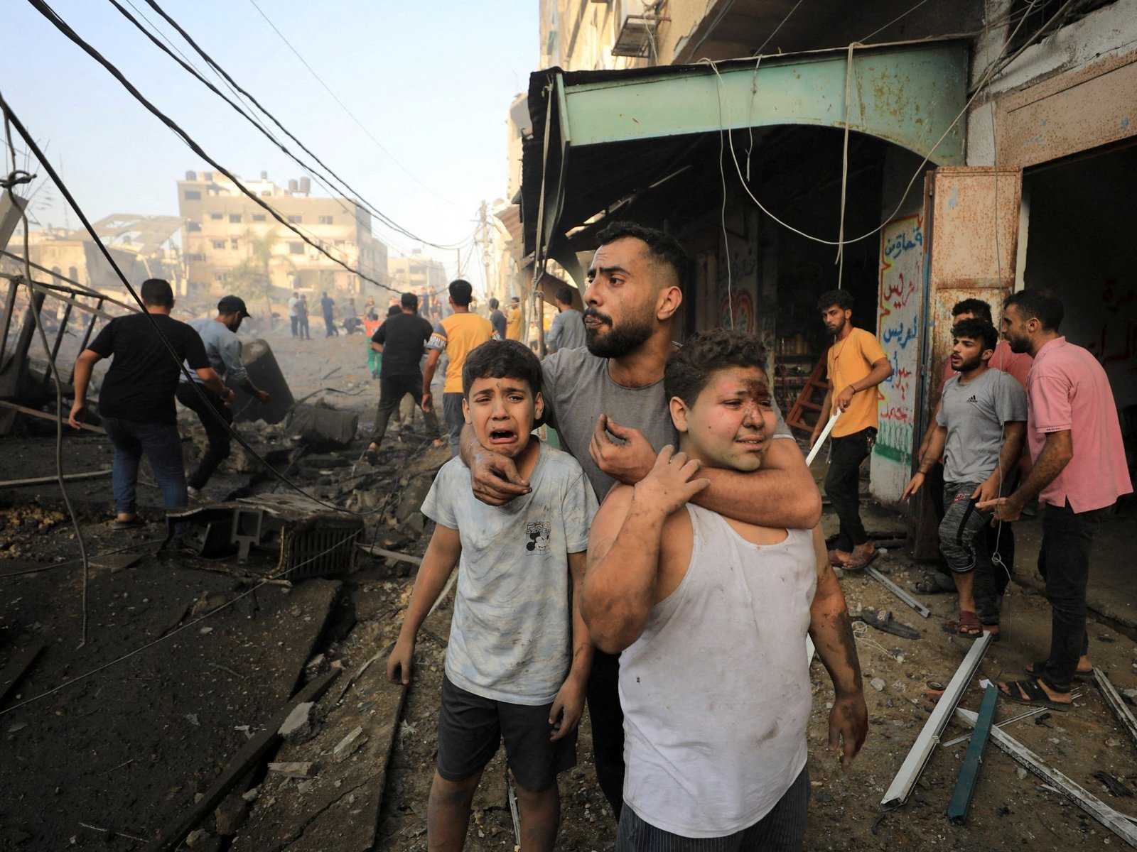 Palestinians to bury remains of 105 people killed in Israeli attack on Gaza