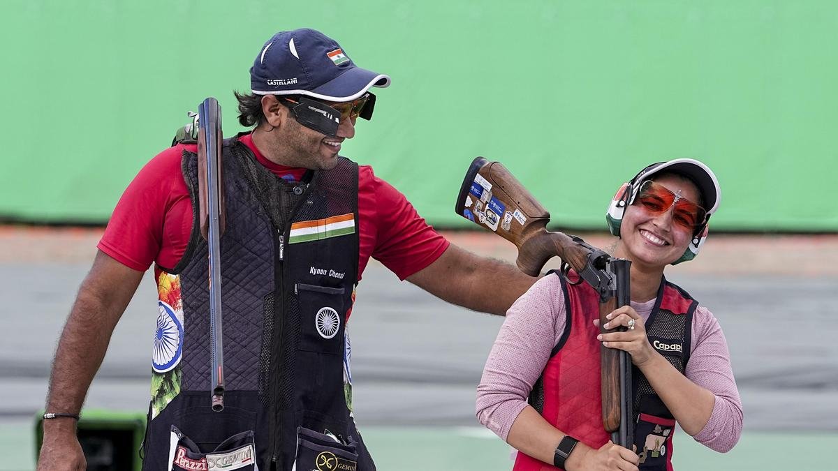 Asian Games 2026: Neeru-Kynan duo claims the trap mixed team gold