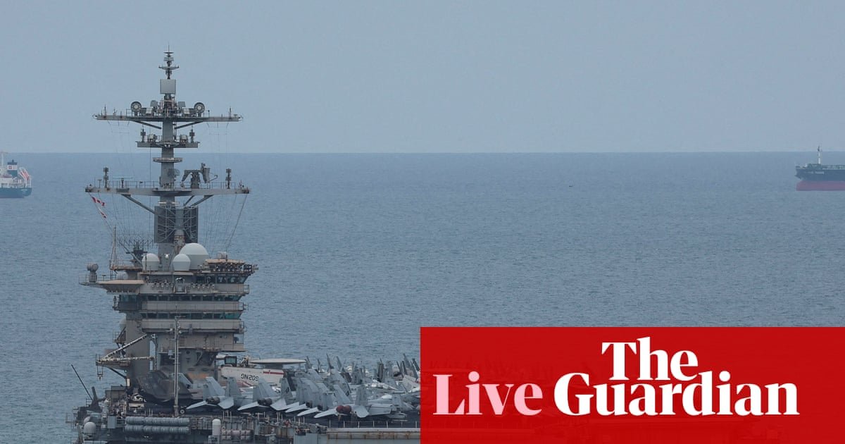 USS Lincoln carrier to return to port in San Diego after record-breaking deployment – US politics live