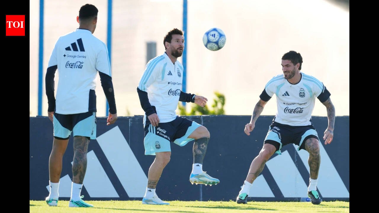 'I’m gonna miss': Inside Messi's final training session with Argentina | Photos